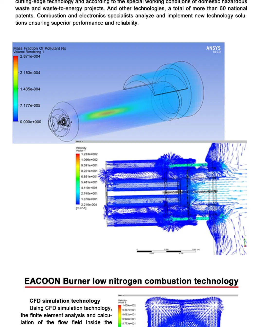 The Type of Low Nitrogen Burners with Surface Combustion